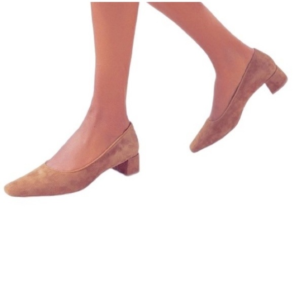 Loeffler Randall brooks camel block heels size 9 - Picture 6 of 6